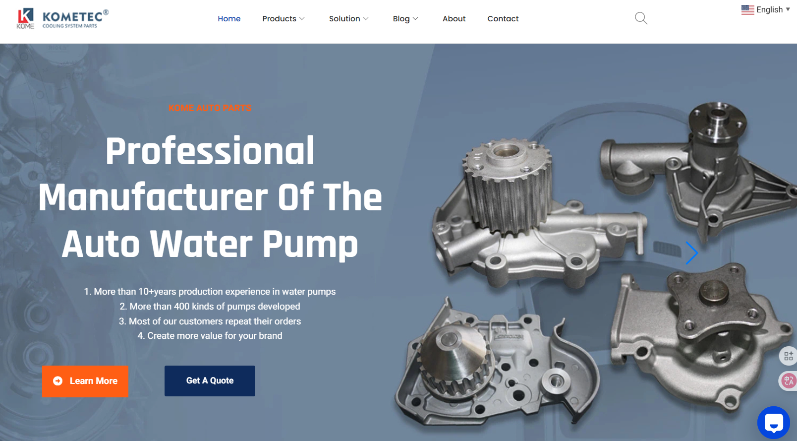 Professional Manufacturer Of The Auto Water Pump