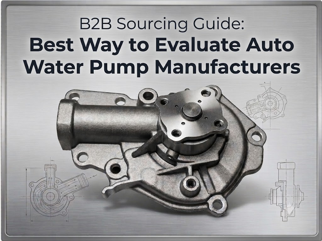 B2B Sourcing Guide: Best Way to Evaluate Auto Water Pump Manufacturers
